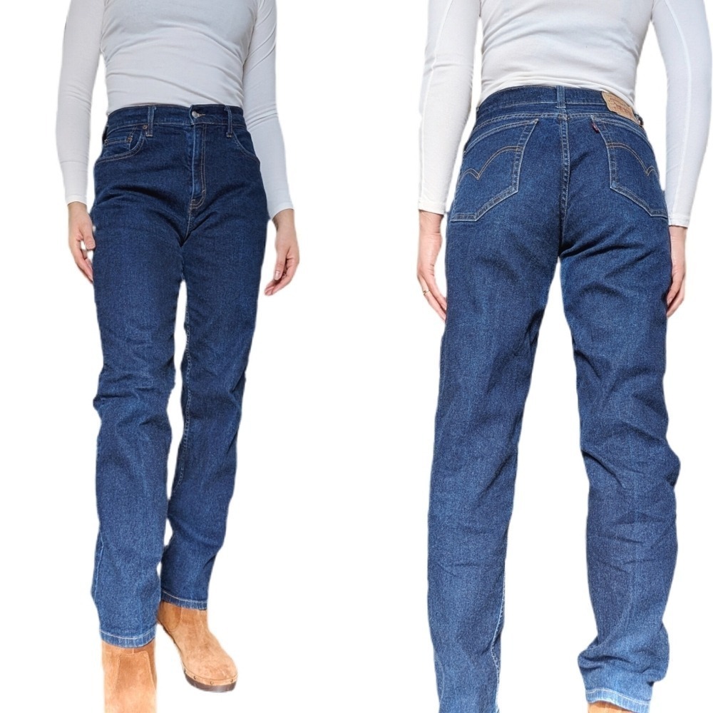 Levi's True Vintage Y2k Quiet Luxury Western Blue Straight Leg Denim Jeans